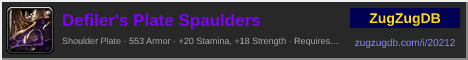 Defiler's Plate Spaulders: forum signature banner