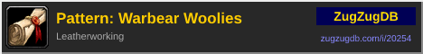 Pattern: Warbear Woolies: forum signature banner