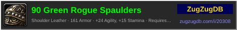 90 Green Rogue Spaulders: forum signature banner
