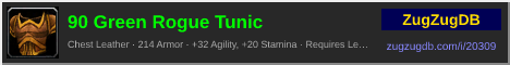 90 Green Rogue Tunic: forum signature banner