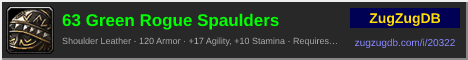 63 Green Rogue Spaulders: forum signature banner