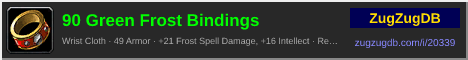 90 Green Frost Bindings: forum signature banner