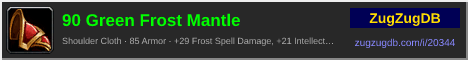 90 Green Frost Mantle: forum signature banner