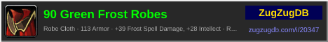 90 Green Frost Robes: forum signature banner
