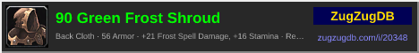 90 Green Frost Shroud: forum signature banner