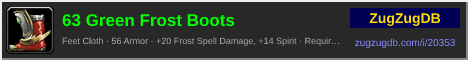 63 Green Frost Boots: forum signature banner