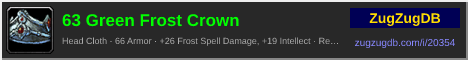 63 Green Frost Crown: forum signature banner