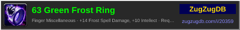 63 Green Frost Ring: forum signature banner