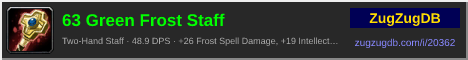 63 Green Frost Staff: forum signature banner