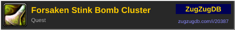 Forsaken Stink Bomb Cluster: forum signature banner