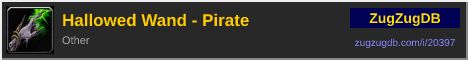 Hallowed Wand - Pirate: forum signature banner