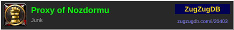 Proxy of Nozdormu: forum signature banner