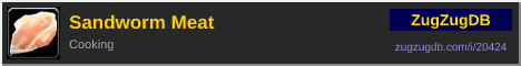 Sandworm Meat: forum signature banner
