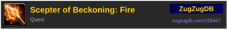 Scepter of Beckoning: Fire: forum signature banner