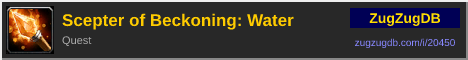 Scepter of Beckoning: Water: forum signature banner