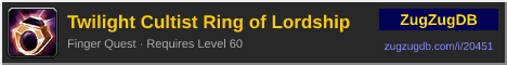 Twilight Cultist Ring of Lordship: forum signature banner