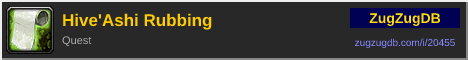Hive'Ashi Rubbing: forum signature banner