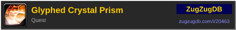 Glyphed Crystal Prism: forum signature banner