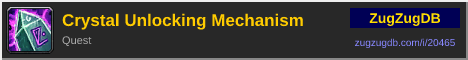 Crystal Unlocking Mechanism: forum signature banner