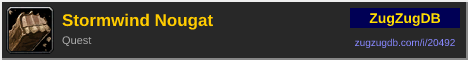 Stormwind Nougat: forum signature banner