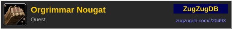 Orgrimmar Nougat: forum signature banner