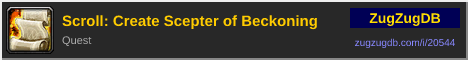 Scroll: Create Scepter of Beckoning: forum signature banner