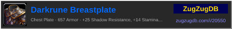 Darkrune Breastplate: forum signature banner