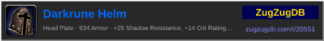 Darkrune Helm: forum signature banner
