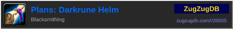 Plans: Darkrune Helm: forum signature banner