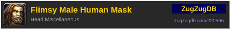 Flimsy Male Human Mask: forum signature banner