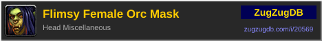Flimsy Female Orc Mask: forum signature banner