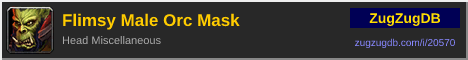 Flimsy Male Orc Mask: forum signature banner
