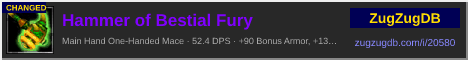 Hammer of Bestial Fury: forum signature banner