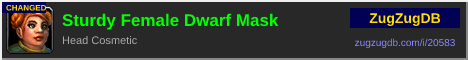 Sturdy Female Dwarf Mask: forum signature banner