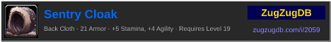 Sentry Cloak: forum signature banner