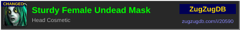 Sturdy Female Undead Mask: forum signature banner