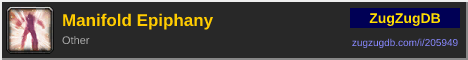 Manifold Epiphany: forum signature banner