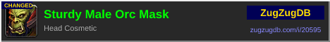 Sturdy Male Orc Mask: forum signature banner