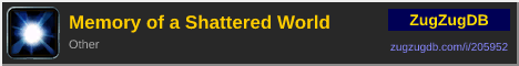 Memory of a Shattered World: forum signature banner