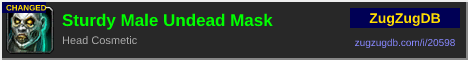 Sturdy Male Undead Mask: forum signature banner