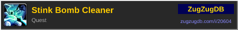 Stink Bomb Cleaner: forum signature banner