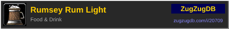 Rumsey Rum Light: forum signature banner