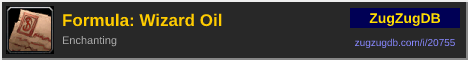 Formula: Wizard Oil: forum signature banner