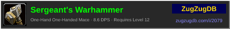 Sergeant's Warhammer: forum signature banner
