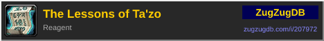 The Lessons of Ta'zo: forum signature banner