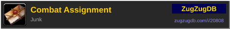 Combat Assignment: forum signature banner