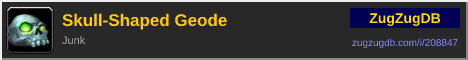 Skull-Shaped Geode: forum signature banner