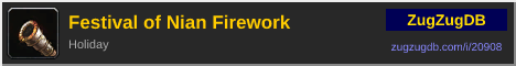 Festival of Nian Firework: forum signature banner