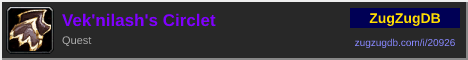 Vek'nilash's Circlet: forum signature banner