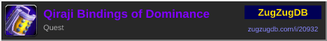 Qiraji Bindings of Dominance: forum signature banner